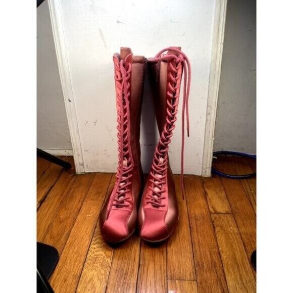 Free People Jeffrey Campbell Float Like A Butterfly Boxing Boot